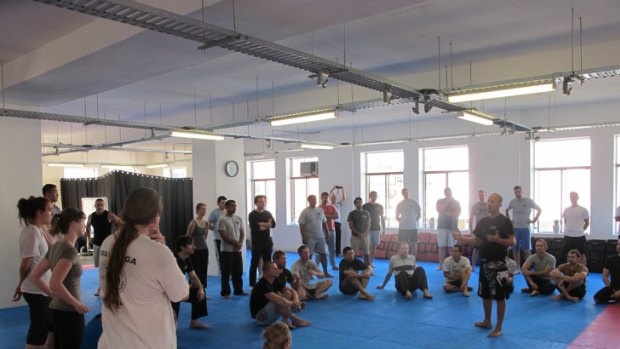 "The idea is to not only be able to teach krav maga but also to teach more people to become krav maga instructors and to help spread to system, help people protect themselves and help people earn a living spreading that knowledge."