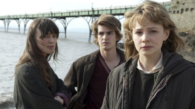 Carey Mulligan, right, appears with Keira Knightly and Andrew Garfield in <i>Never Let Me Go</i>.