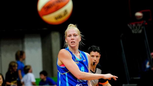 Canberra Capitals star Abby Bishop.