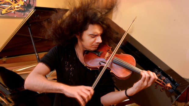 Living in the present: Serb violinist  Nemanja Radulovic, who performs in Melbourne on Thursday.