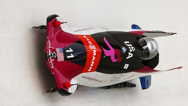 Career switch: Jones found bobsled when looking for a way to forget her Summer Olympics troubles.