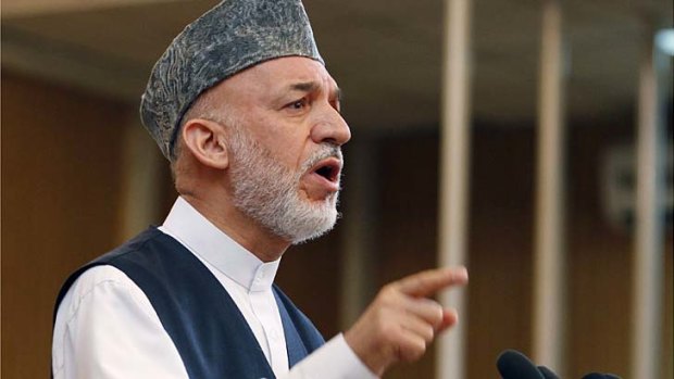 "President Hamid Karzai strongly condemns the unilateral military operation conducted by the Australian troops that killed [Raz Mohammad and Abdul Jalil]" ... a statement from President Karzai's office.