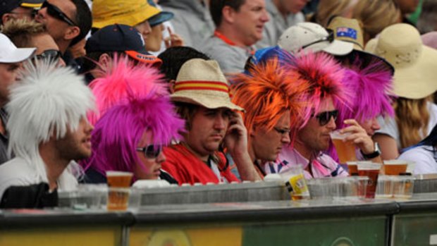 Good for what ales you ... Beer was in and Bollinger out at the SCG.