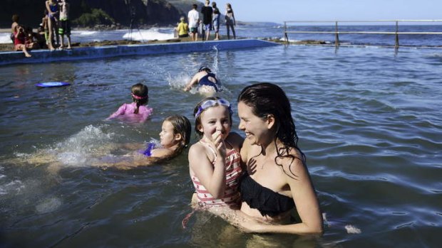 Reclaimed by the sea: A community panel has considered closing three ocean pools to secure council finances.