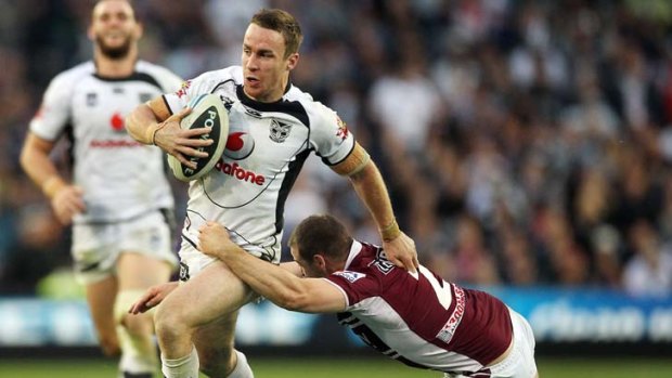 Heading home ... James Maloney led the Warriors to a grand final berth but has elected to return to Australia for the 2013 season.