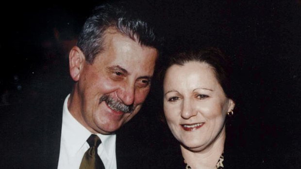 Retired Detective Inspector John Kapetanovski and his wife Margaret Lewis.