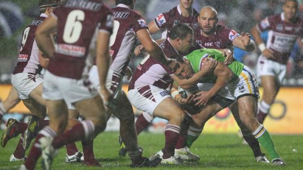 China-bound: The NRL could head overseas for its round eight clash between Manly and Canberra.
