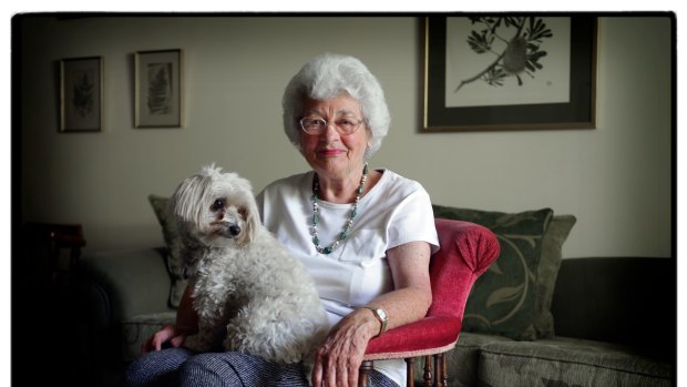 Beverley Broadbent, 83, believed elderly people should be able to decide when they want to die. Photo: Angela Wylie. 