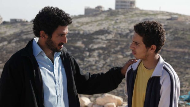 Conflicted: Israeli agent Razi (Tsahi Halevy) and his informant, Sanfur (Shadi Maryee).