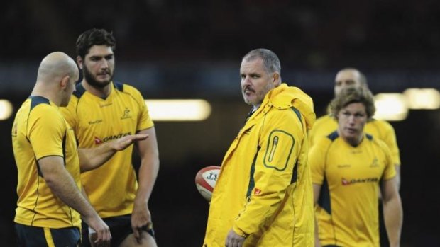 A disciplinarian: McKenzie punished 15 players in Dublin during last year's spring tour by the Wallabies.