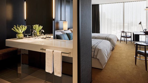Luxury rooms at Crown Metropol.