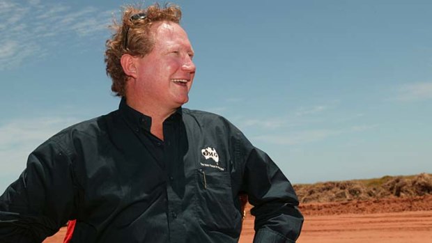 Raking it in: Andrew 'Twiggy' Forrest.