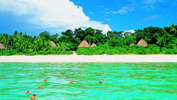 The luxurious resort on Fiji's Vatulele island.