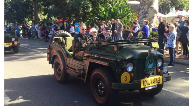 Thousands lined the streets of Perth as the Anzac Day parade got underway.