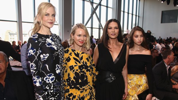 Nicole Kidman, Naomi Watts, Catherine Zeta Jones and Carys Zeta Douglas