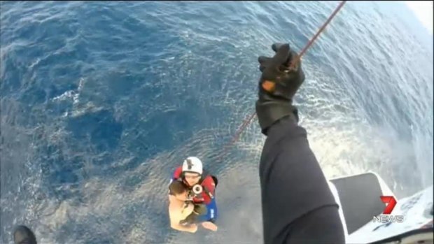 The rescue off Cape Moreton