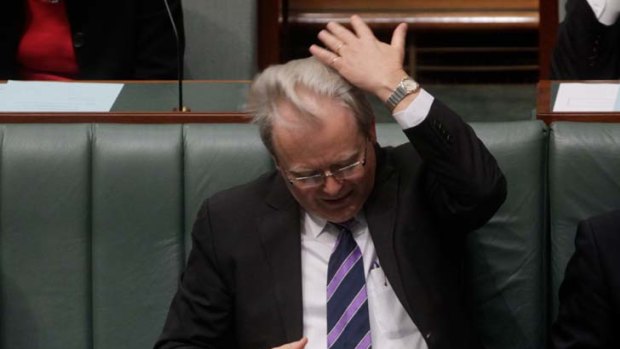 The timing just isn't right ... Kevin Rudd will have to celebrate his ousting another time.