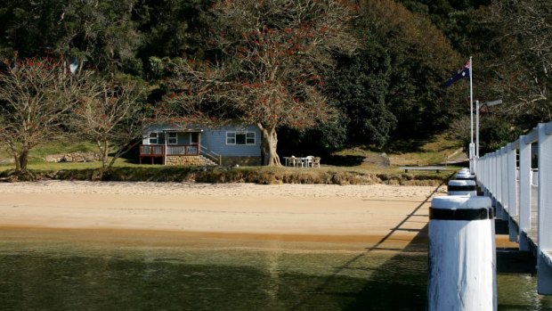 Former union retreat Currawong, at Pittwater.