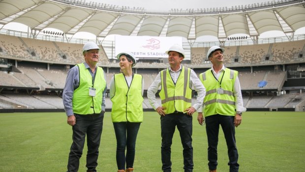 The Perth Stadium is due to open in early 2018. 