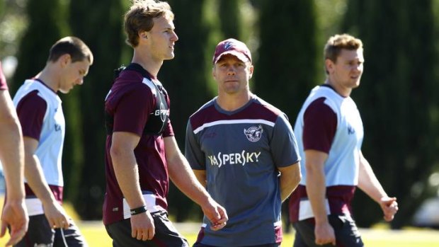 Geoff Toovey at Manly training.