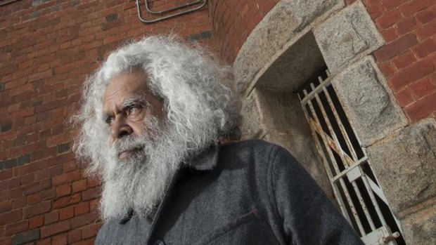 Uncle Jack Charles returns to Castlemaine Gaol.