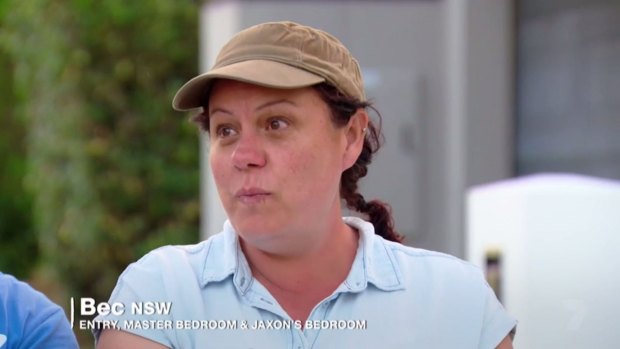 'Weird, weird family': Bec's tears for Andrew on House Rules.