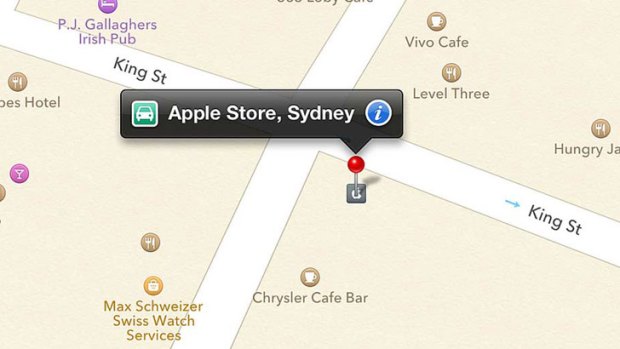 Apple's flagship Sydney store is on the wrong side of the street on their Maps app.