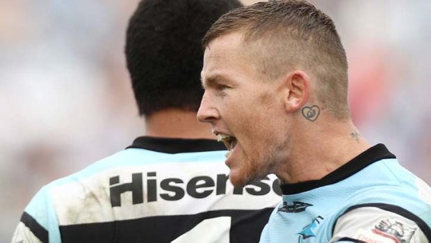 The hunger's back ... Todd Carney is in red-hot form playing for the Cronulla Sharks.