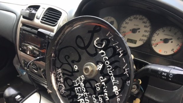 Fair to say this doesn't count as an approved steering wheel.