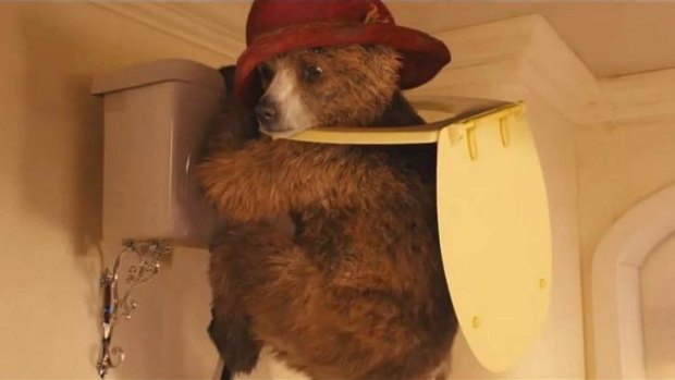 'Grizzly? Well I don't know what he's like in the morning' ... Paddington Bear in his new movie.