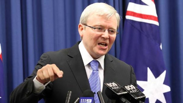 Former PM Kevin Rudd's popularity waned when he abandoned progressive nationalism.