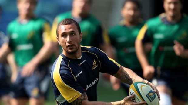 Quade Cooper ... all that stops him from being five-eighth is a defection to rugby league.