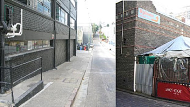 From this to this? Hynes St, Fortitude Valley compared to a Melbourne laneway bar.
