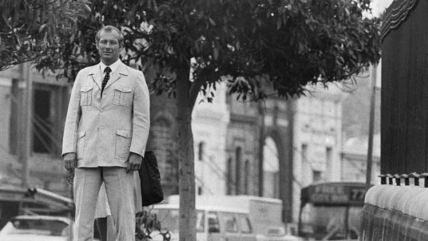 Roger Rogerson on Oxford Street in Sydney in 1982.