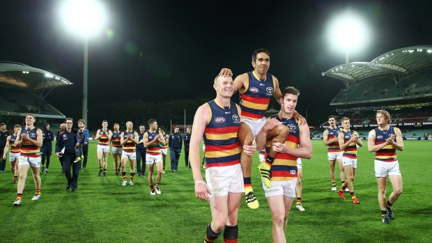 Racially abused: Adelaide Crows star Eddie Betts.