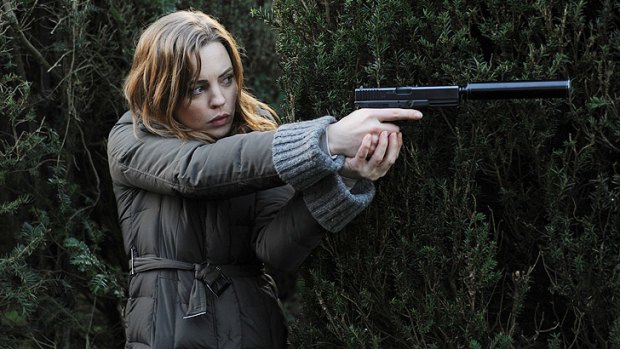 Melissa George stars in the spy thriller <i>Hunted</i>.