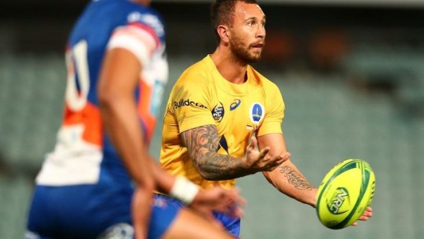 Back for Wallabies: Quade Copper playing for Brisbane in the NRC