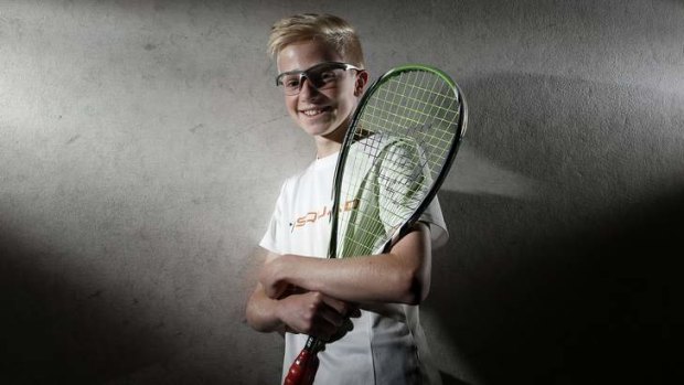 Canberra's Peter Nuttall is currently ranked number one in under 13s in Australia.