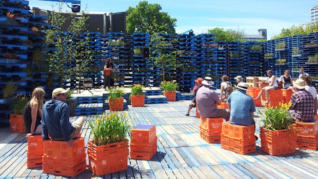 Pallet Pavilion.