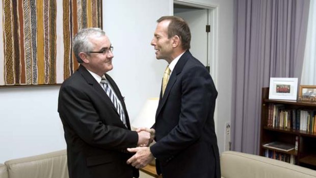 A humane asylum-seeker policy is paramount to Andrew Wilkie, who held talks with Tony Abbott yesterday.