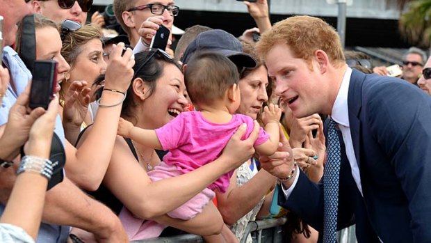 Expensive: Prince Harry's two-night visit in October last year cost taxpayers $150,317.