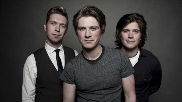 Boys to men:  (from left) Isaac, Taylor and Zac Hanson have just released their ninth album.