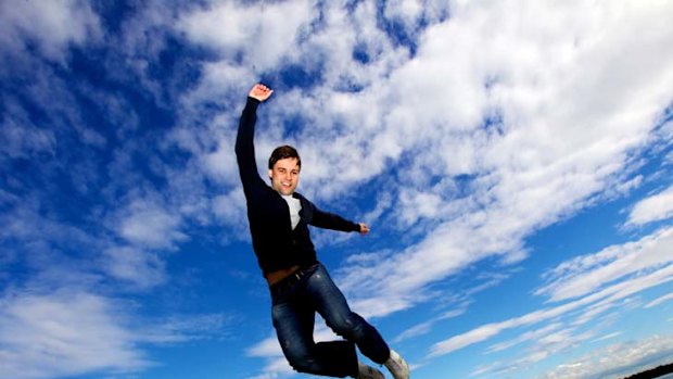 Jumping for joy ... former Sydney boy Alexander Campbell will start as a soloist for Britain's Royal Ballet. His first production will be George Balanchine's <em>Jewels</em>.