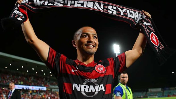 Staying: Shinji Ono has re-signed for Western Sydney.
