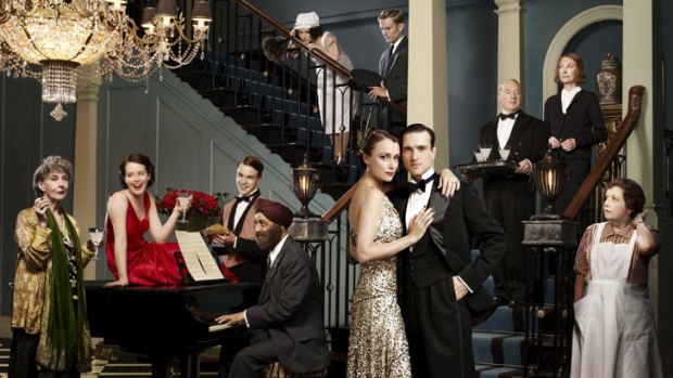The cast of the revived <i>Upstairs, Downstairs</i>.