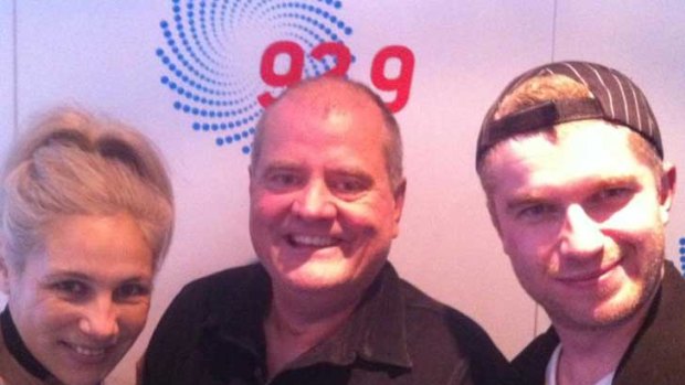 Did Gary Shannon (centre) reinvigorate his radio career with 92.9FM hosts Lisa Fernandez and Paul Hogan?