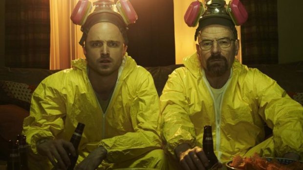 AMC series <I>Breaking Bad</I> included gruesome scenes but was a hit thanks to its complicated characters Jesse Pinkman and Walter White.
