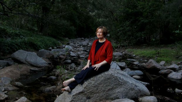 Jackie French, Australian Children's Laureate, in her Araluen Valley garden.