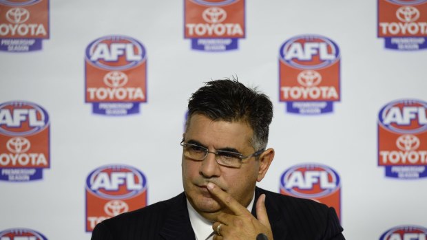 Free agency fan: Andrew Demetriou is happy with the way things are going.