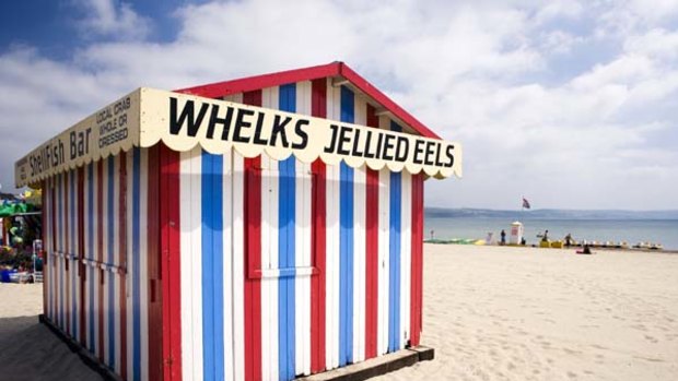 One of Britain's few remaining jellied eel stalls.